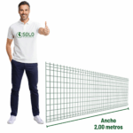 Valla metálica hércules 1,03x2 m, 4mm Grosor Alambre, Verde